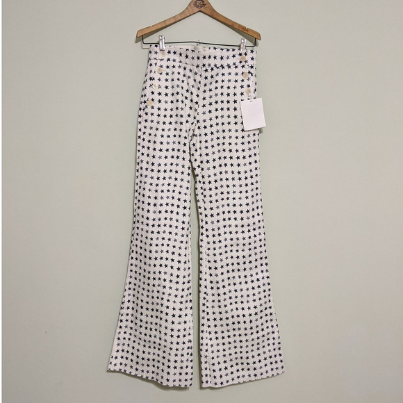 MaxMara Sfilata Star Print Wide Leg Pants - Picture 1 of 12